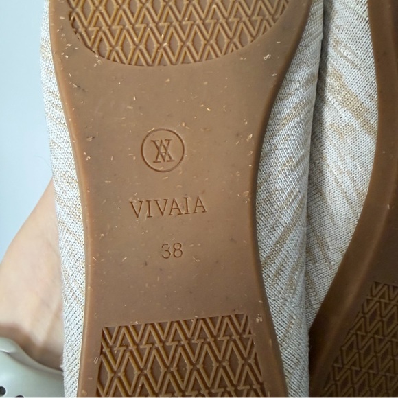 Vivaia Flats Hemp Oatmeal Tan Neutral Color Size 39/7.5 Womens shoes - Picture 9 of 12